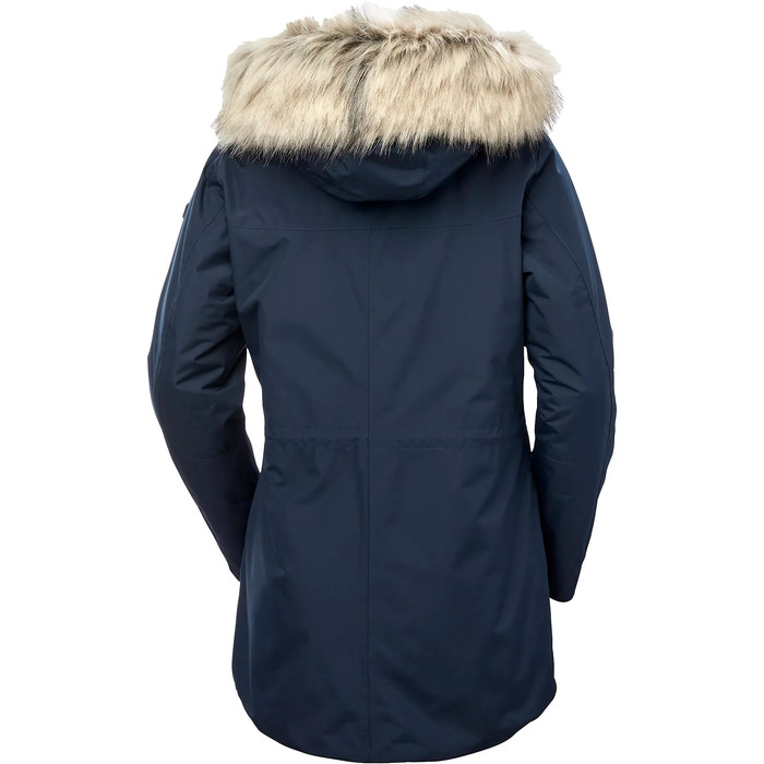 2023 Helly Hansen Mujer Coastal Parka Chaqueta 54012 - Navy